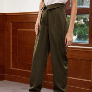 SHEIN Foldover Pants